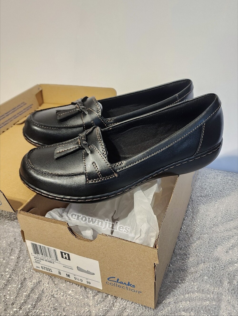 Clarks Loafer Shoes Women 8 Ashland Bubble - Picture 5 of 8